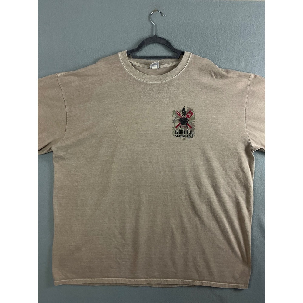Crazy Shirts Tee Shirt 3XL Short Sleeve Grill‎ Sergeant Graphic Tee Kona Coffee